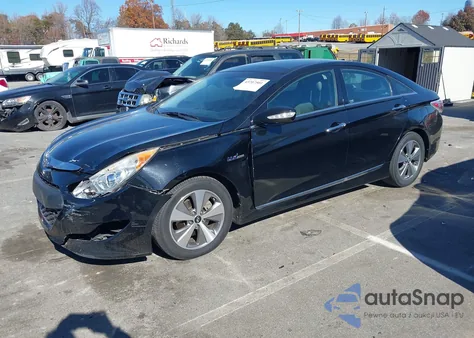 2011 Hyundai Sonata Hybrid из США, поврежденный, VIN KMHEC4A41BA010776